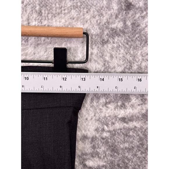 Jacquemus Pants 36 / US 4 Gray Suit Wool Ruched Stacked Runway Trouser Designer - Picture 3 of 8